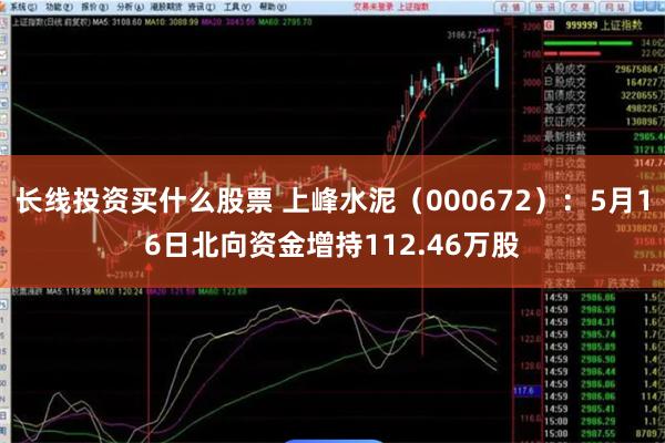 长线投资买什么股票 上峰水泥（000672）：5月16日北向资金增持112.46万股