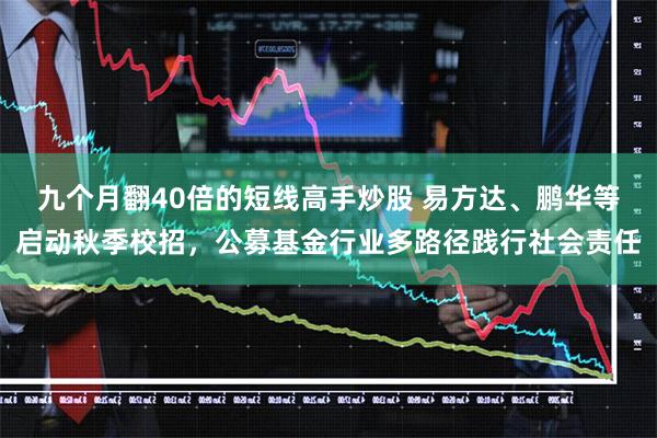 九个月翻40倍的短线高手炒股 易方达、鹏华等启动秋季校招，公募基金行业多路径践行社会责任