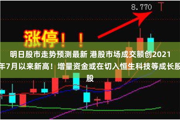 明日股市走势预测最新 港股市场成交额创2021年7月以来