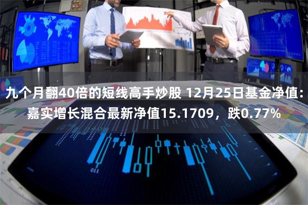 九个月翻40倍的短线高手炒股 12月25日基金净值：嘉实